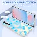 Magnetic Case for Samsung Galaxy S24 FE 6.7 Inch, Cherry and Bows | Wireless Charging Compatible, Hard PC and Soft TPU, Iridescent Design, Anti-Scratch, Shockproof Protection, for Women