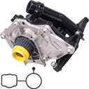Thermostat Water Pump 06K121111P Replacement For VW Volkswagen Beetle Jetta Passat L4 1.8L 2.0L 2013-2017 Replace 06K121011B, 06K121011C, 06K121111H, 06K121111M, 06K121111N Engine Water Pump Assembly