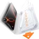 SMARTDEVIL Tempered Glass for iPhone 16 Pro Max Screen Protector [3 Pack],Ultra HD Original Screen Clarity, Anti-Scratch Film,SGS Certified Shatterproof,SmartPull Box Bubble