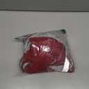 AOFITEE Fullbody Dog Coat Warm Fleece Dog Jacket, Windproof Dogs Winter Coat with Harness Built in, Reflective Turtleneck Dogs Snowsuit Puffer Jacket, Four Legged Pet Snow Suit, Christmas Red XS (Burgundy)