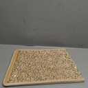 Champagne Gold Christmas Tree Collar with Sparkling Sequin, Christmas Tree Collars for Atificial Trees, 24 Inch Tree Skirt, Xmas Tree Stand Base Cover, Holiday Home Decor Christmas Tree Ring (Medium)