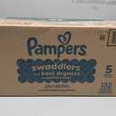 Pampers Swaddlers Diapers, Size 5 (20-37 lbs), 132 Count, Absorbent, Keeps Baby Dry and Comfortable, Skin Safe Disposable Baby Diaper