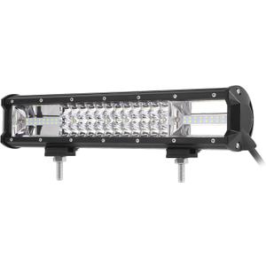 New 16 Inch 216W Tri Row Offroad High Power Chips LED Light Bar Driving Work Lights for FJ Cruiser Off-Road 4WD 4x4 Tractor Pickup Truck Boat Military Marine UTV Headlight (White)
