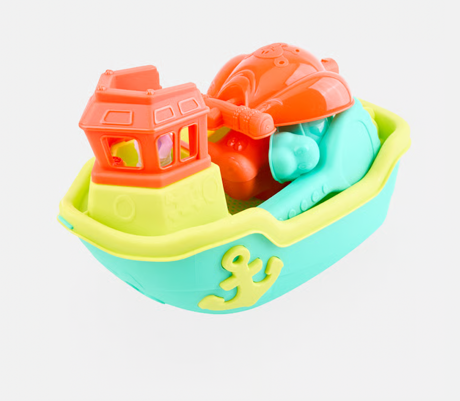 Pirate Ship Beach Toy Set for Kids – Sand & Water Play Set Pirate Accessories