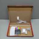 LED Drawing Board for Kids, Light Up LED Drawing Board with Colors, Magic Drawing Tablet with 2 Triangular Stand 7 Colored Pens Christmas & Birthday Gifts for Girls Boys (13.78X9.85 In)