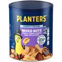 PLANTERS Lightly Salted Mix Nuts, Party Snacks, Plant-Based Protein, 15 Oz Canister