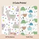 The Honest Company Comfort Dry Disposable Daytime Diapers for Sensitive Skin, Hypoallergenic, All the Alpacas + Turtle Time, Club Box Size 1 (8-14 lbs) 78 Count
