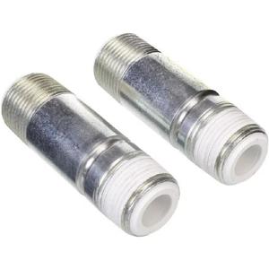 Rheem UV12992 Heat Trap Nipples with 3/4-Inch NPT and 3-Inch Length, Silver, Small, 2 Count (Pack of 1)