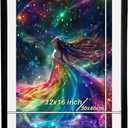 Betionol Picture Frames With the Opening Size of 12x16 inch, It Frames 30x40cm/12x16in Diamond Art or Posts or Photos, Black Solid Wood Frame For Diamond Painting For Mother Day Art Gift
