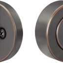 Yale Home 4881K19FR Flat Round Single Cylinder, Oil Rubbed Bronze Deadbolt
