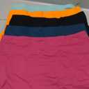 ASIMOON Tummy Control High Waisted Underwear for Women Cotton Plus Size Full Coverage Panties Ladies Briefs, XL
