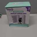 Outlet Cover BOX Baby Proofing (2 Pack) Patented Dual-Lock for Much Better Toddler Proofing, Easier Operation, Simple 3 Step Install with Included Screws. Provides Extra Space Inside for Plugs (White)