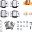 Z Axes Sliding Table Mount Kit High Precision Aluminum Alloy Engraving Machine Upgrade Kit for 3018 Plus CNC Router Enhanced Engraving Accuracy