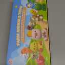 Learning Toys for 1,2,3 Year Old Toddlers, 20Pcs Farm Animals Toys Montessori Counting, Matching & Sorting Fine Motor Games, Christmas Birthday Easter Gift for Baby Boys Girls Age 12-18 Months