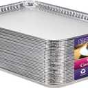 Aluminum Pans Half Size Textured Cookie Sheet 15 Count Durable Nonstick Baking Sheets 15.87" x 11" - Sheet Pan, Baking Tray, Cookie Sheets, Foil pans, Foil trays, Sheet Baking Pans
