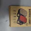 Bike Lights for Night Riding, USB Rechargeable Bike Lights Front and Back, Waterproof IP65 Bicycle Light, 4+6 Modes Bike Headlight and Tail Light Set,1.5 Hrs Fast Charging, Easy to Install