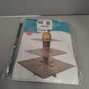 Beistle Tiki Torch Cupcake Stand Cake Holder Display, 15.25" x 11.25", Brown/Tan/Orange/Yellow