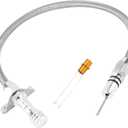 for Chevy GM 4L80E 700R4 4L60E Flexible Transmission Dipstick Tube with Firewall Mount Stainless Steel Braided Housing