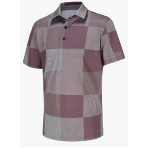 Mens Golf Shirt Short Sleeve Dry Fit Moisture Wicking Performance Collared Funny Print Golf Polo Shirts for Men Size M