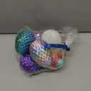 6PCS 3D Printed Dragon Eggs with Dragon Inside, Easter Basket Stuffers Mini Mystery Crystal Egg Fidget Toy, Surprise 3D Printed Animals Toy