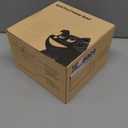 1Gallon No Spill Dog Water Bowl-3.8L Large Capacity, BPA-Free, Anti-Splash & Anti-Digging Design with Non-Slip Base for Messy Drinkers (Smoky)