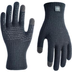 DexShell Everyday Waterproof Knit Gloves for Men & Women, Wet-Grip Touchscreen Running, Cycling, Walking & Cool Wet Weather XL