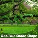 Snake Plush, 71 in Stuffed Snake Animal, Large Toy Snakes for Kids, Giant Stuffed Animals Snake, Lifelike Plush Snake for Birthday Present Party Prank Prop (Green)