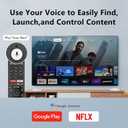 Voice Replacement Remote Control for Sony-Bravia-TVsfor All Sony 4K UHD LED LCD HD Smart TVs