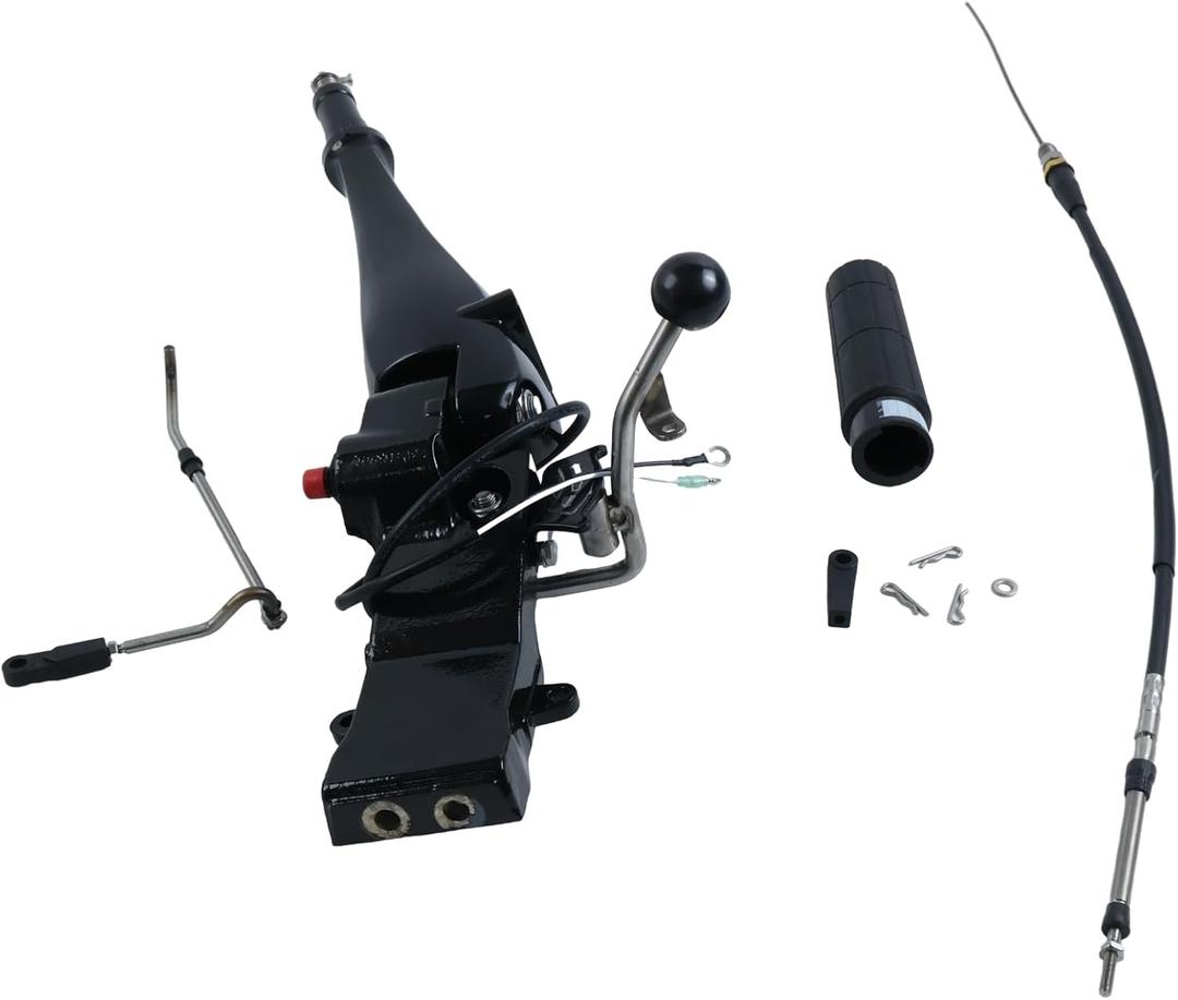 697-W0084-00-4D Steering Handle Tiller Arm Compatible with Yamaha 2 stroke 48/55HP Outboard