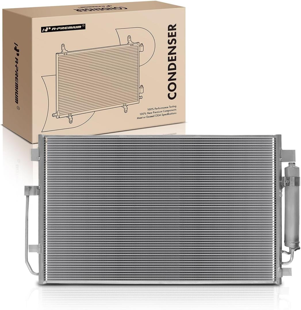 A-Premium Air Conditioning A/C Condenser Compatible with Nissan Altima 2013-2018, Maxima 2016-2021, 2.5L 3.5L, Replace# 921003TA1A, 921003TA3B