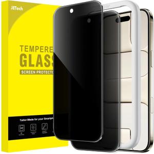 JETech Privacy Screen Protector for iPhone Air, Anti-Spy Tempered Glass Film with Easy Installation Tool, 6.5-Inch Display, 2-Pack