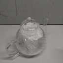 Glass Teapot with Removable Infuser-1500ml/50oz Clear GlassTea Pot for Stovetop, Borosilicate Microwave-Safe Glass Tea Kettle & Tea Maker for Blooming & loose Tea