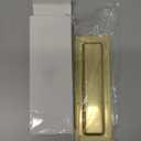 Pocket Door Hardware and Edge Pull,Stainless Steel Pocket Door Handles Latch,Recessed Finger Flush Pulls,for Closet,Sliding,Barn Door (Brushed Gold, 6Inch)