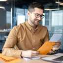 Teling 50 Pcs 5 x 7.5 Manilla Envelopes Clasp Kraft Catalog with Closure for Storing Mailing 28 lb Kraft Envelope Paper for Office Document School Business Home (Yellow)