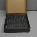 Shower Head Combo,10 Inch High Pressure Rain Shower Head with 11 Inch Adjustable Extension Arm and 5 Settings Handheld Powerful Shower Spray Against Low Pressure Water - Matte Black