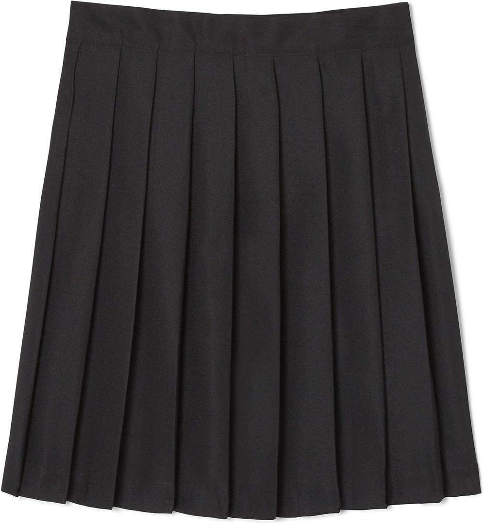 French Toast Girls' Pleated Skirt (16, Black)