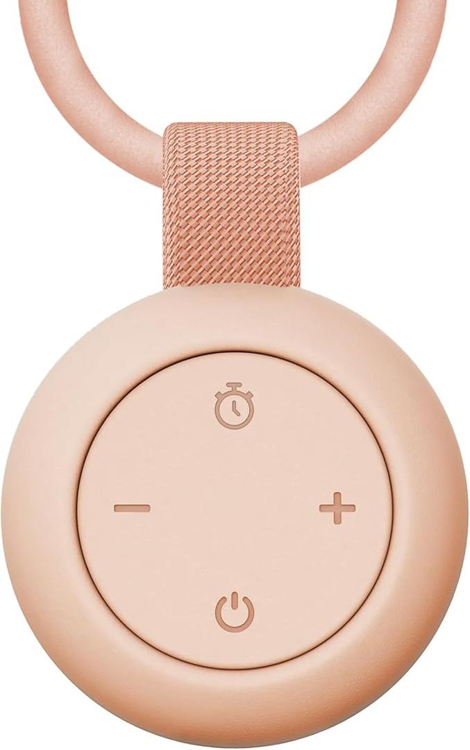 Portable Baby Sound Machine [White Noise for Babies Kids Adults][Timer Function][12 Soothing Sounds][Sleep Boombox] 15 Hours Battery Life, Travel,Registry,Gifts,Shower,Clips on Baby Stroller