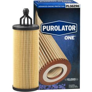 Purolator PL36296 PurolatorONE Advanced Engine Protection Cartridge Oil Filter Compatible With Jeep Grand Cherokee, Wrangler, Chrysler Pacifica, Dodge Grand Caravan, Charger, Durango and Ram 1500