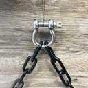 25 Packs 1/4 Inch 304 Stainless Steel D Ring Shackles Set for Outdoor Adventure?Traction Steel Wire and Heavy Duty Construction, Bow Shape, Anchor Shackles 6 mm, by GENHAKON