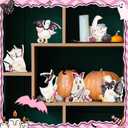 6 Pcs Silly Cute Goose Table Decor Indoor, Halloween Birthday Party Decorations Rustic Farmhouse Figurine Tiered Tray Tabletop Centerpieces for Home Kitchen Fireplace