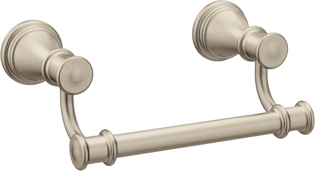 Moen Belfield Brushed Nickel Pivoting Toilet Paper Holder, YB6408BN