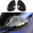 for Honda Civic Touring 2022 2023 2024 2025 Extrior Side Rear View Mirror Cover, Rearview Mirror Trims for Civic 11th Gen Sport Touring Original Car OEM Style -Cool Glossy Black (with Integrated LED Turn Indicators)
