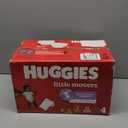 Huggies Little Movers Baby Diapers, Size 4 (22-37 lbs), 66 Ct
