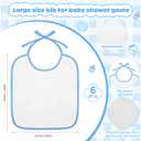 6 Sets Bottle Chug Baby Shower Games Juegos Para Plastic Baby Bottles Bibs Disposable Diapers Gender Reveal Games Baby Changing Diaper Race Game Decoration