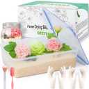 Eazy2hD Silica Gel Flower Drying Crystals Desiccant 5LBS with Sealed Container & Gloves for Wedding Flowers Bouquet Preservation Kit