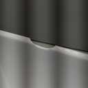 iDesign,Plastic Spa Rectangular , Waste Basket Garbage Can for Bathroom, Bedroom, Home Office, Dorm, College, 2.5 Gallon, White