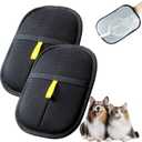 Pet Hair Removal Glove, Pet Hair Remover Gloves for Cats & Dogs, Dogs, Electrostatic Pet Hair Removal Gloves Brush for Pets Hair, Suitable for All Pets (2pcs)