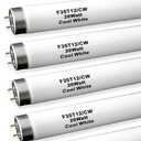 6pack 24 inch F20T12/CW 20W Fluorescent Light Bulb, 2FT 20 Watts 4100K Cool White, T12 Tube Dia 1.5 inch,G13 Base,1200 Lumen High Brightness