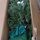 National Tree Company 10 ft Pre-Lit Downswept Douglas Fir Artificial Christmas Tree, 1,000 Clear Lights, 3,933 Tips, Includes Stand, Green