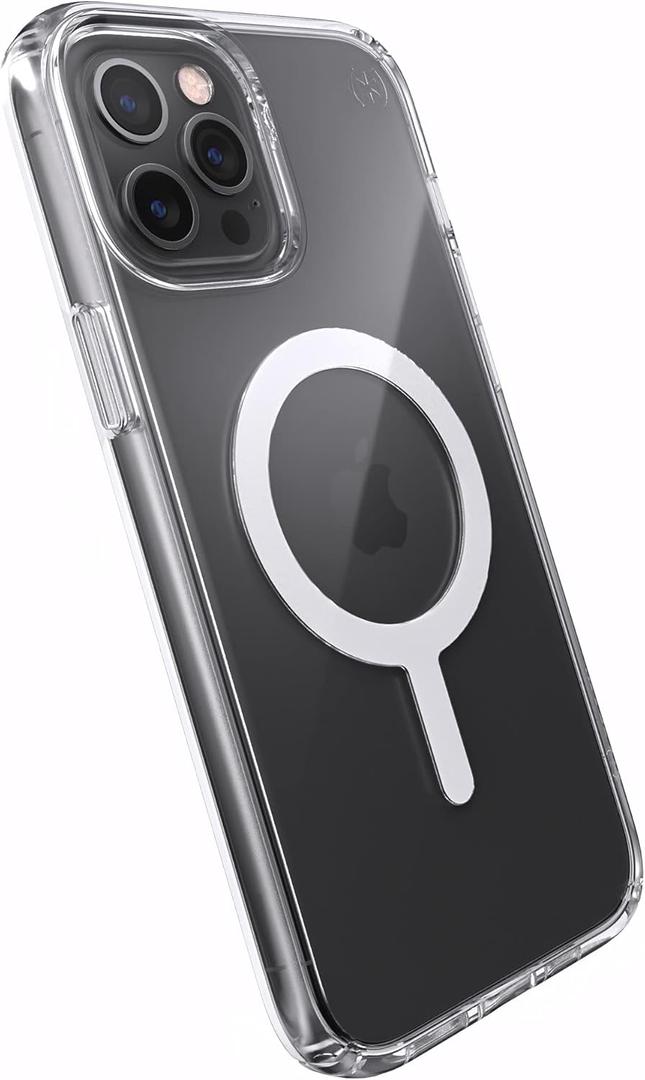 Speck Presidio Perfect-Clear with MagSafe Series Case for Apple iPhone 13 Pro Max and 12 Pro Max - Clear